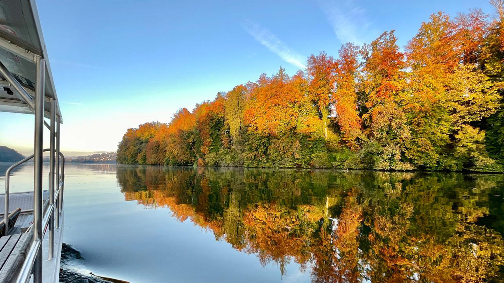 Bootsfahrt auf dem Schiffenensee